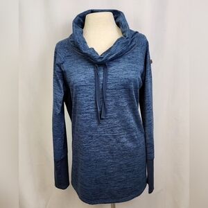 Avalanche Blue Cowl Neck Sweatshirt Size XXL